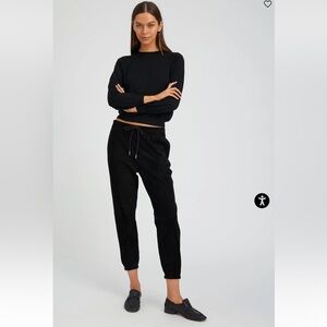 SPRWMN suede joggers nwt